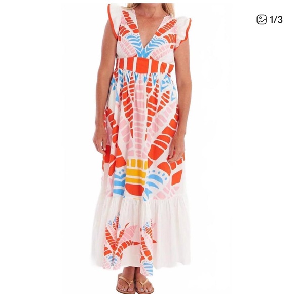 Tuckernuck Dresses & Skirts - ⭐️CK BRADLEY henning dress in papyrus punch⭐️